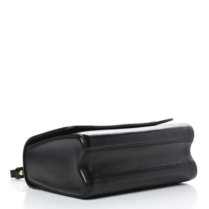 Louis Vuitton Calfskin Monogram Braided Twist Shoulder Bag MM Black 4 of 9