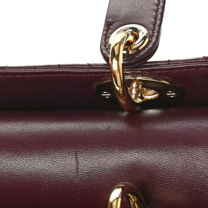 Christian Dior Lambskin Cannage Small Lucky Badges My Lady Dior Plum 9 of 10