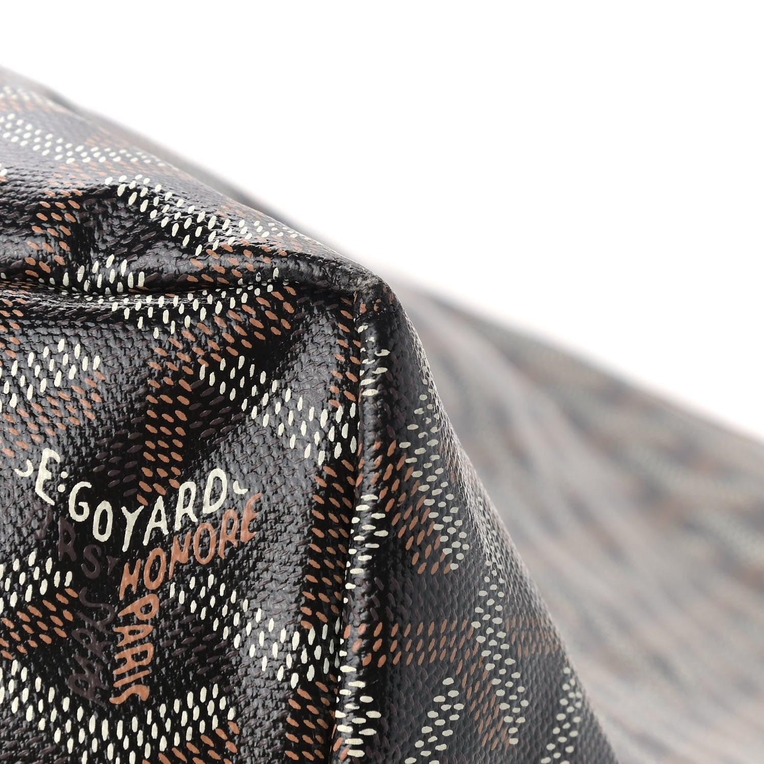 Goyard Goyardine Saint Louis GM Black Gold 9 of 9