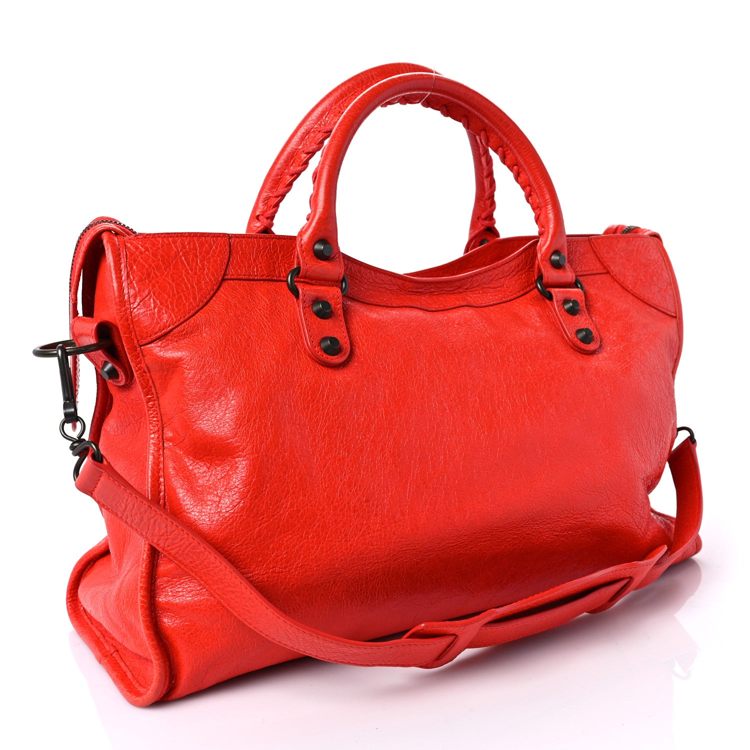Balenciaga Agneau Classic Hardware City Rouge Coquelicot Rouge Braise 2 of 7