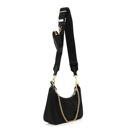Prada Nylon Re-Edition 2005 Shoulder Bag Black 3 of 12