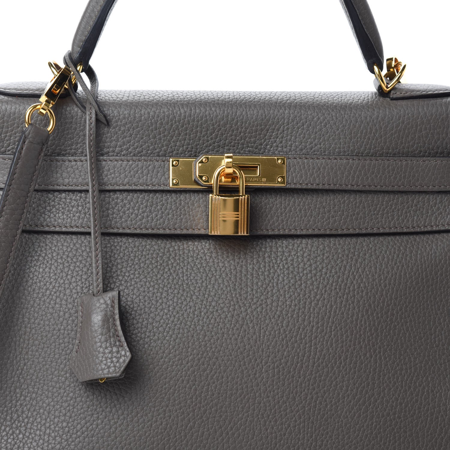 Hermes Togo Kelly Retourne 32 Etain 14 of 14