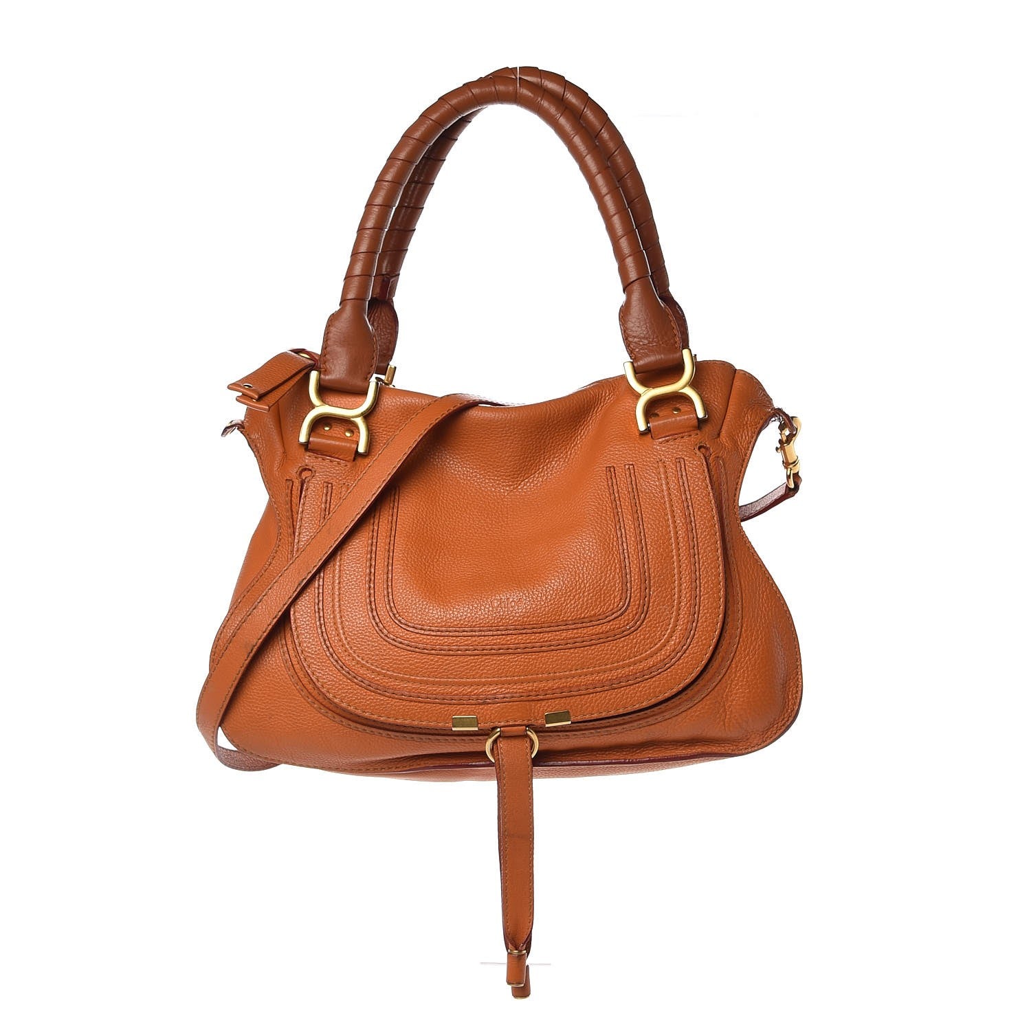 Chloe Calfskin Medium Marcie Satchel Indian Summer 1 of 15