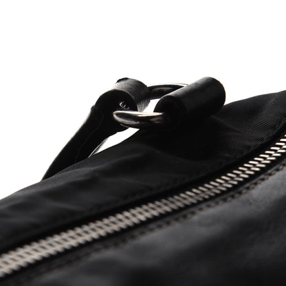 Prada Tessuto Nylon Vitello Foldover Pushlock Satchel Black 19 of 27