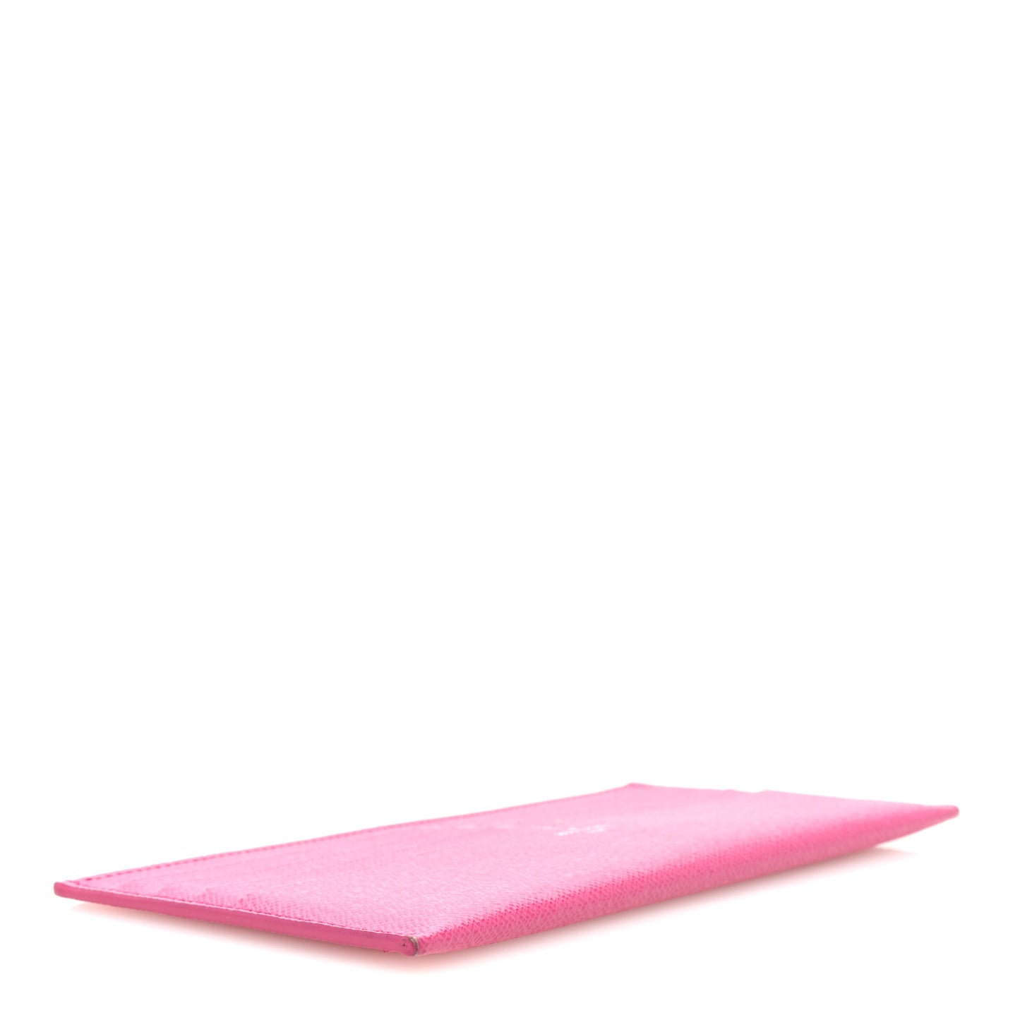 Calfskin Felicie Card Holder Insert Hot Pink