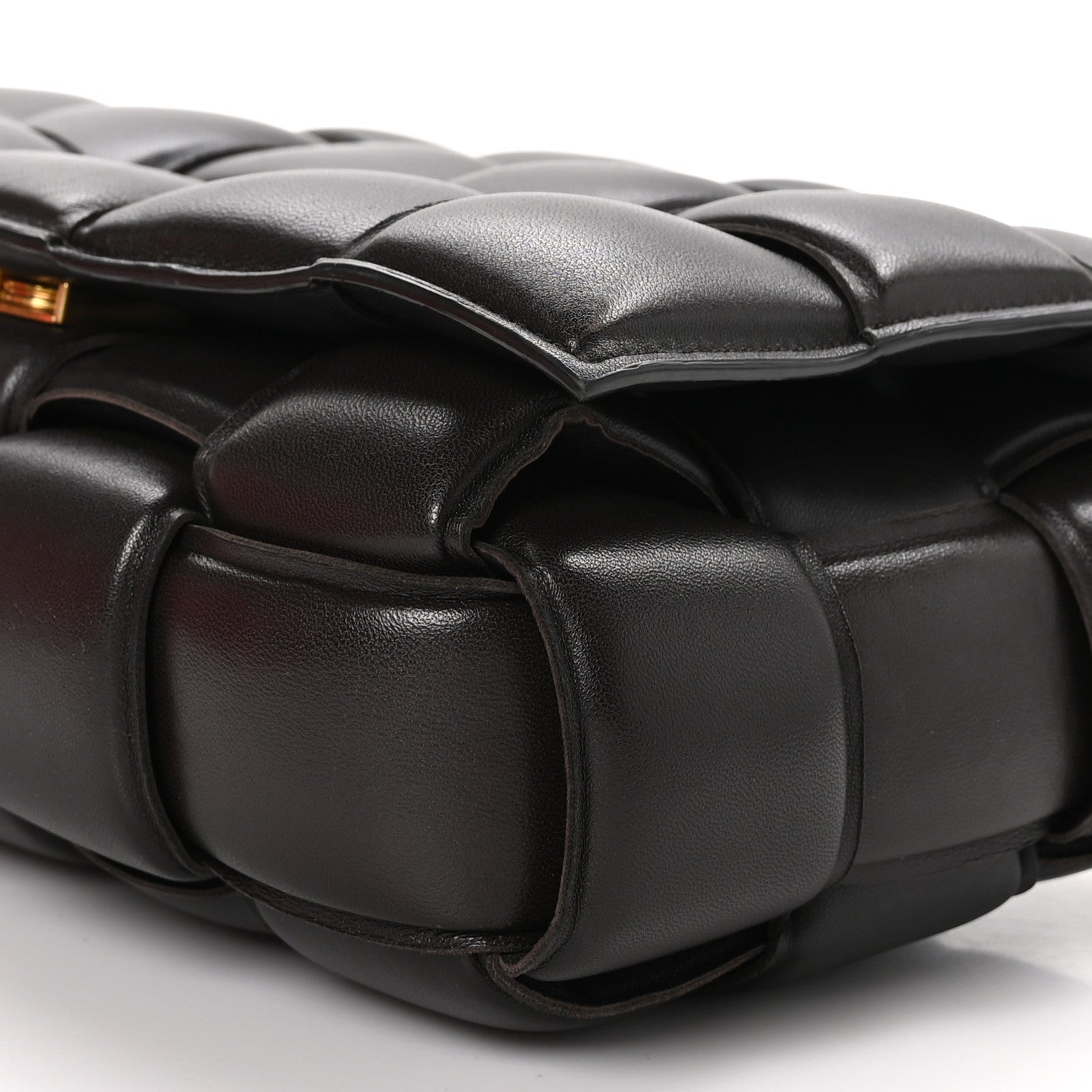 Bottega Veneta Nappa Maxi Intreccio Padded Cassette Crossbody Bag Fondente 10 of 10