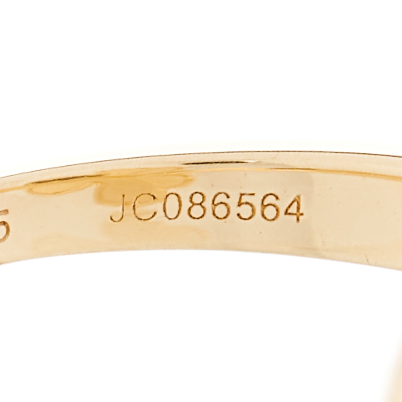 18K Yellow Gold Diamond Small Frivole Ring 53 6.5