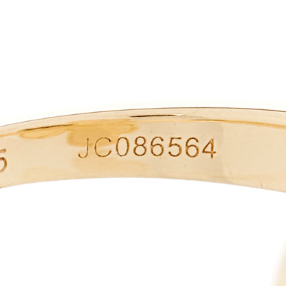 Van Cleef & Arpels 18K Yellow Gold Diamond Small Frivole Ring 53 6.5 5 of 6