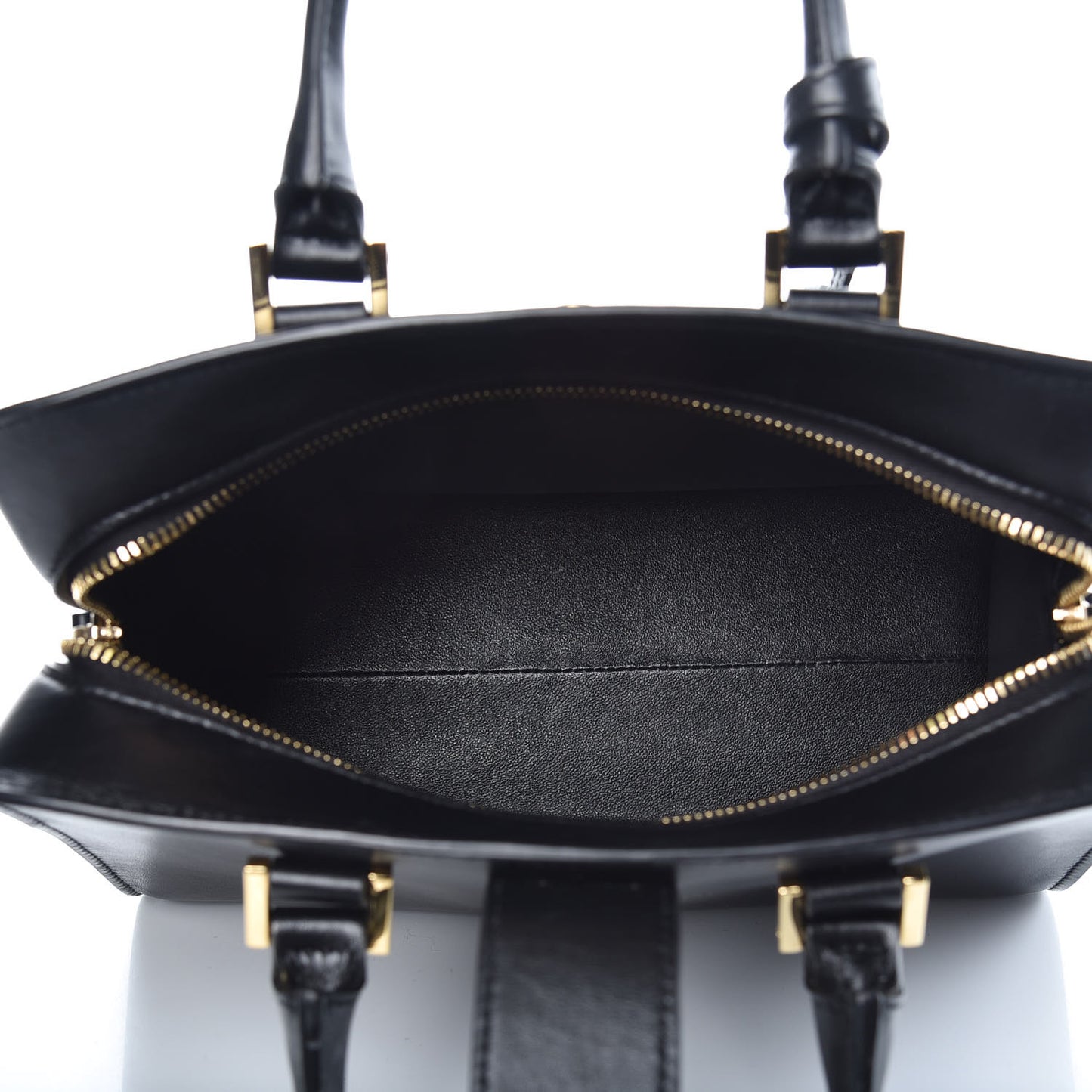 Calfskin Monogram Baby Cabas Black