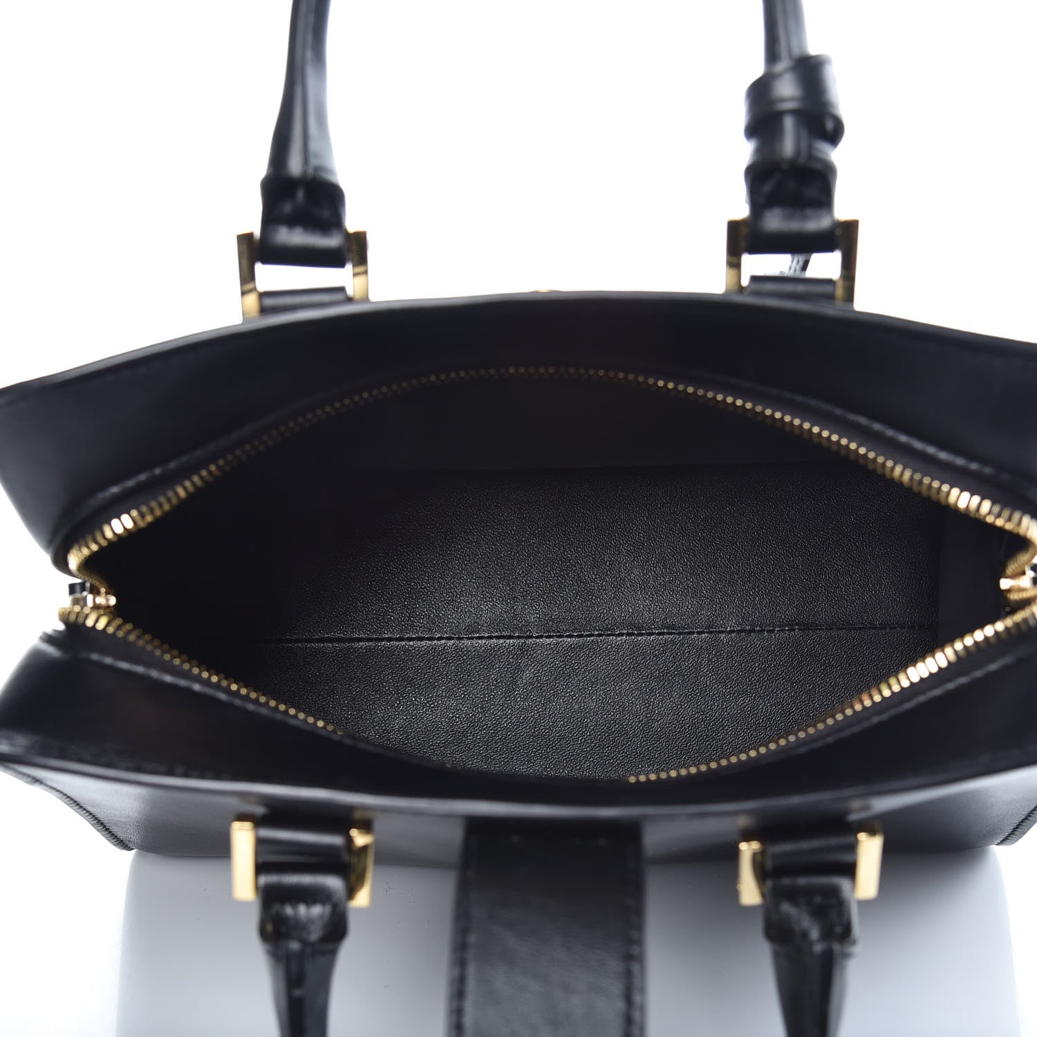Saint Laurent Calfskin Monogram Baby Cabas Black 5 of 7