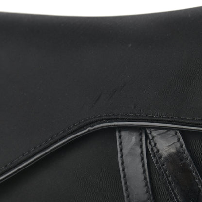 Christian Dior Nylon Saddle Bag Black 10 of 10