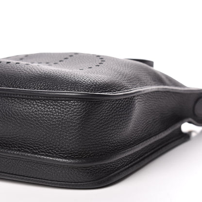 Hermes Taurillon Clemence Evelyne III PM Black 6 of 10