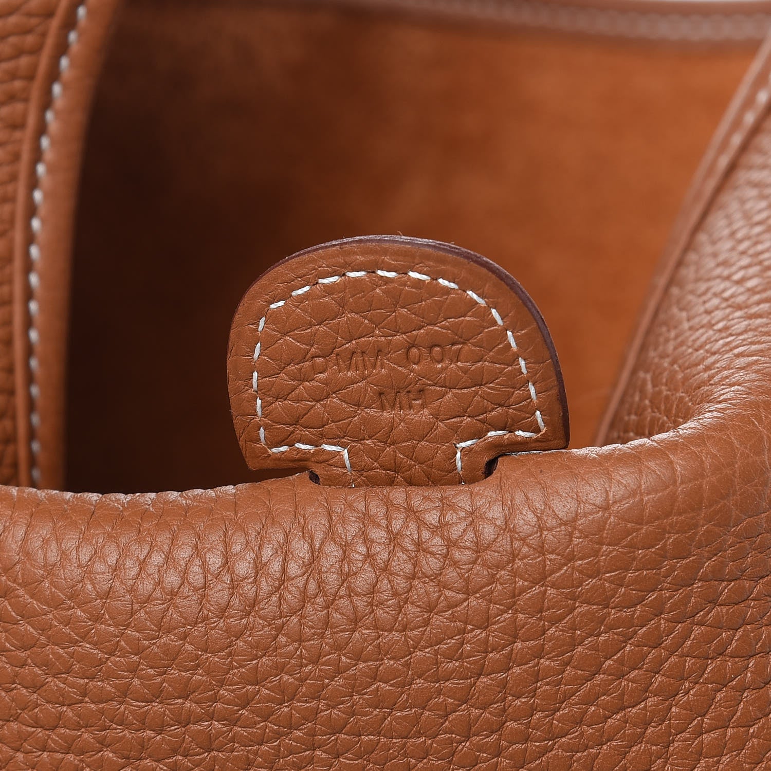 Hermes Taurillon Clemence Evelyne III GM Gold 7 of 11