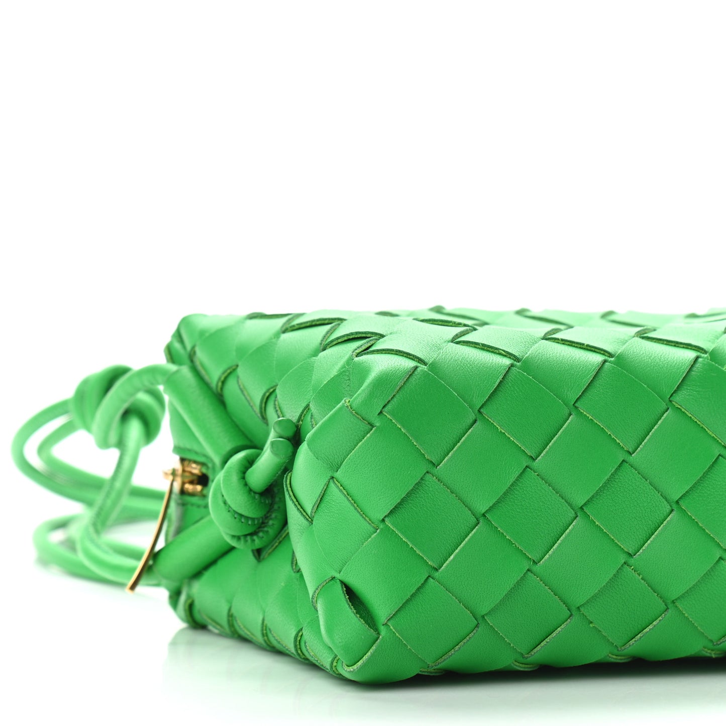 Nappa Intrecciato Mini Loop Camera Bag Parakeet