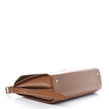 Balenciaga Shiny Box Calfskin Large Ghost Top Handle Bag Camel 4 of 10