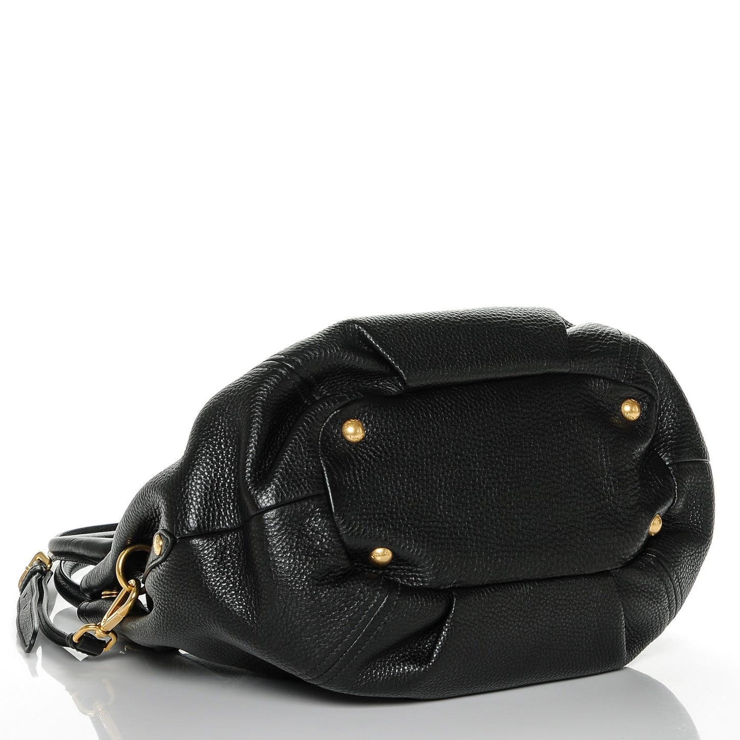Vitello Daino Tote Nero Black