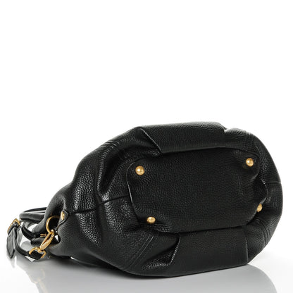 Prada Vitello Daino Tote Nero Black 4 of 6