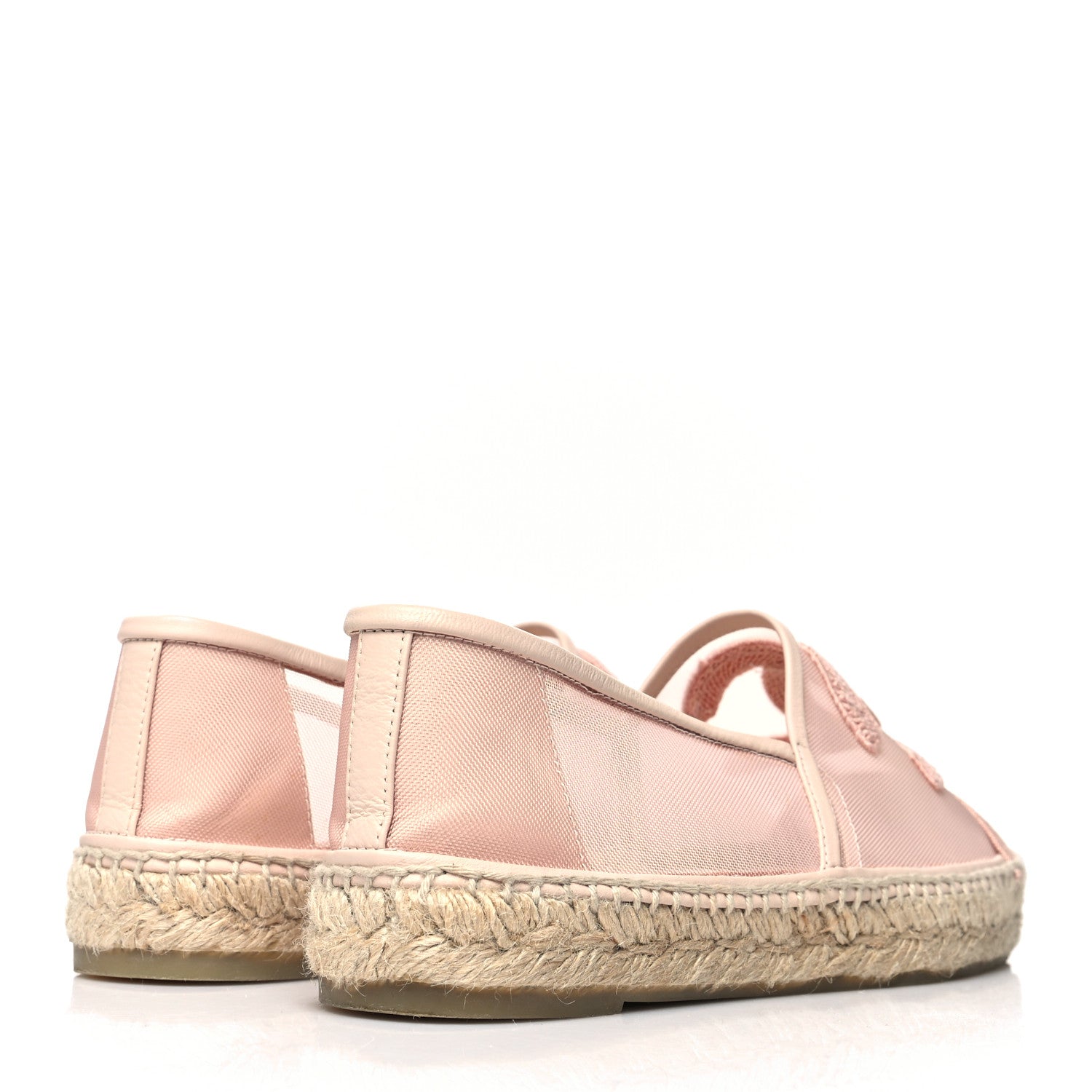 Chanel Mesh Grosgrain CC Espadrilles 39 Pink 4 of 9