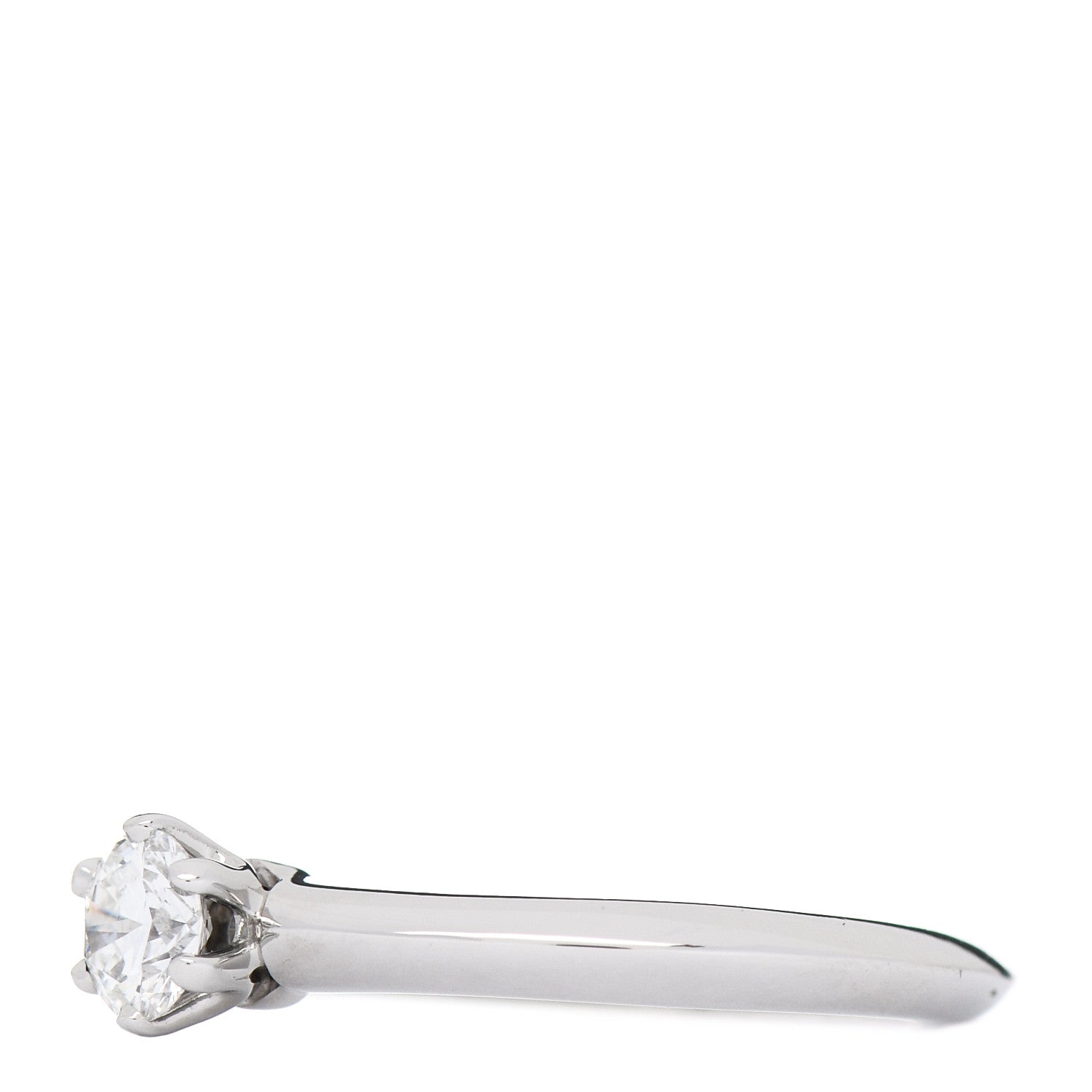 Tiffany Platinum Diamond .23ct Solitaire Engagement Ring 47 4 3 of 5
