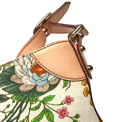 Gucci Canvas Floral Flora Hasler Hobo Beige 14 of 18