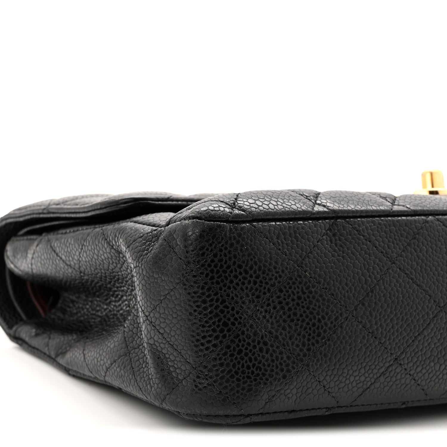 Chanel Caviar Quilted Medium Double Flap Black 9 of 10