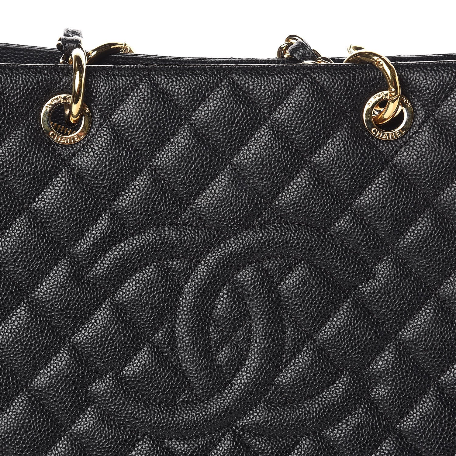 Chanel Caviar Quilted XL Grand Shopping Tote GST Black 10 of 10