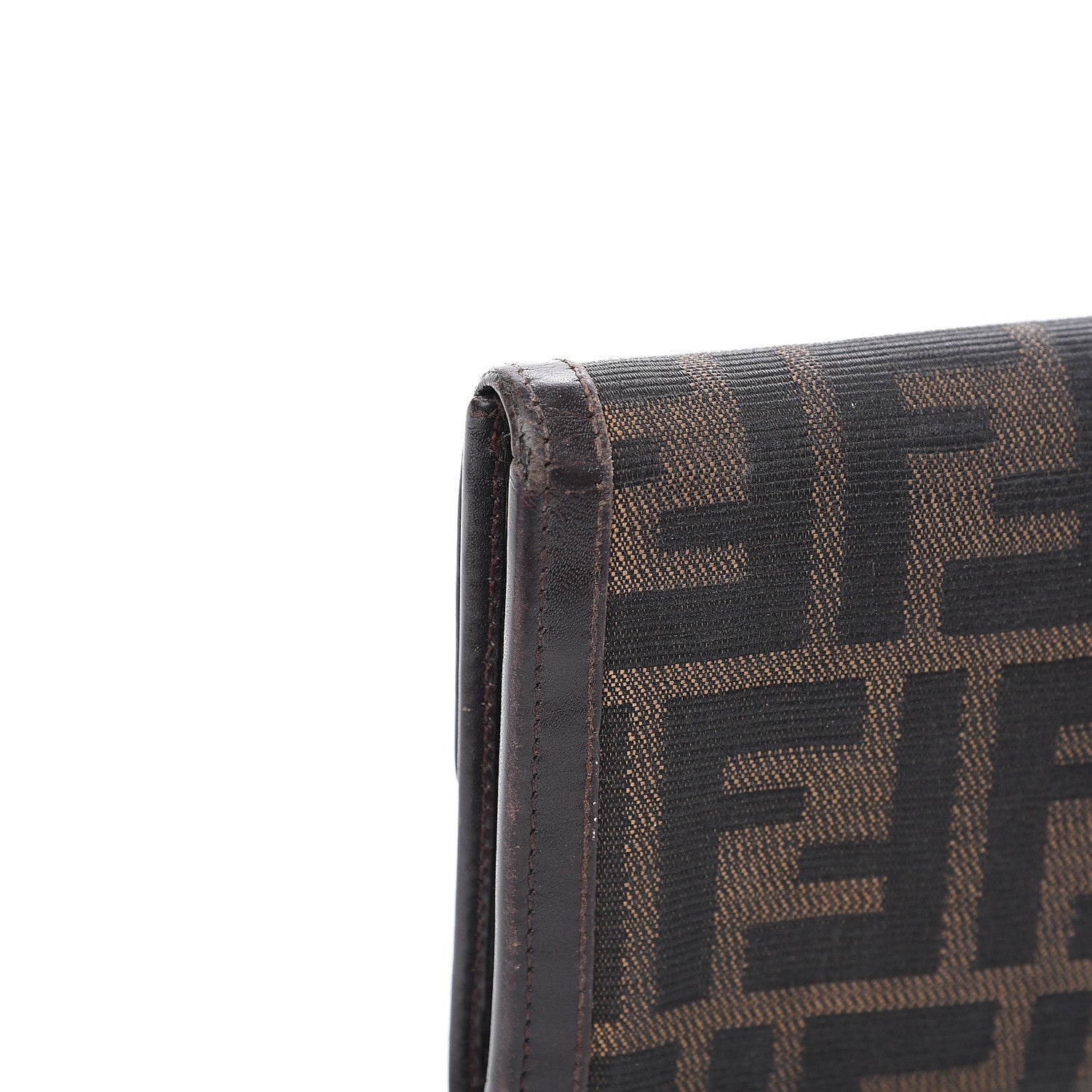 Fendi Zucca Continental Wallet Tobacco 11 of 12
