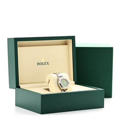 Rolex Stainless Steel 28mm Oyster Perpetual Datejust Watch Pistachio 276200 5 of 5