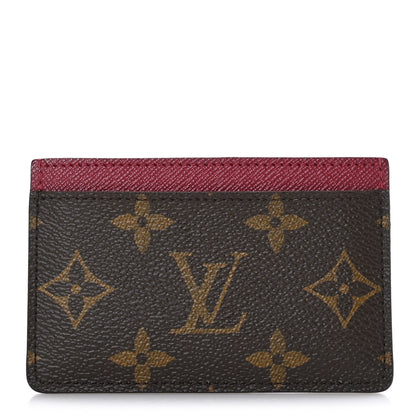 Louis Vuitton Monogram Card Holder Fuchsia 1 of 6