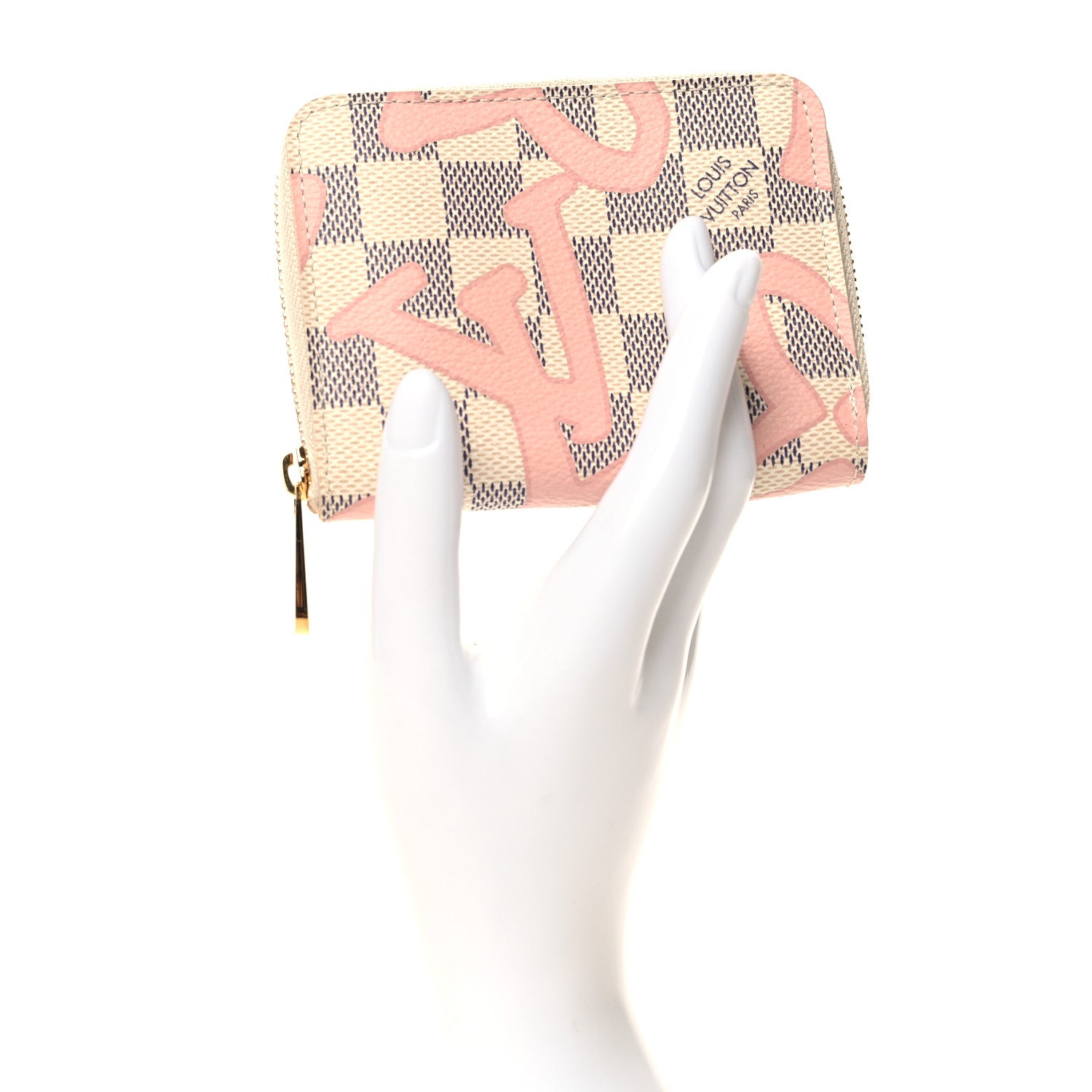 Louis Vuitton Damier Azur Tahitienne Zippy Coin Purse 2 of 7