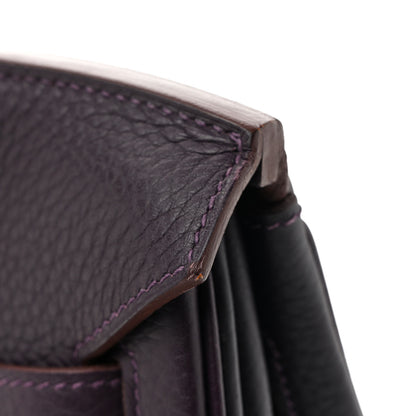 Hermes Taurillon Clemence Birkin 35 Raisin 13 of 15