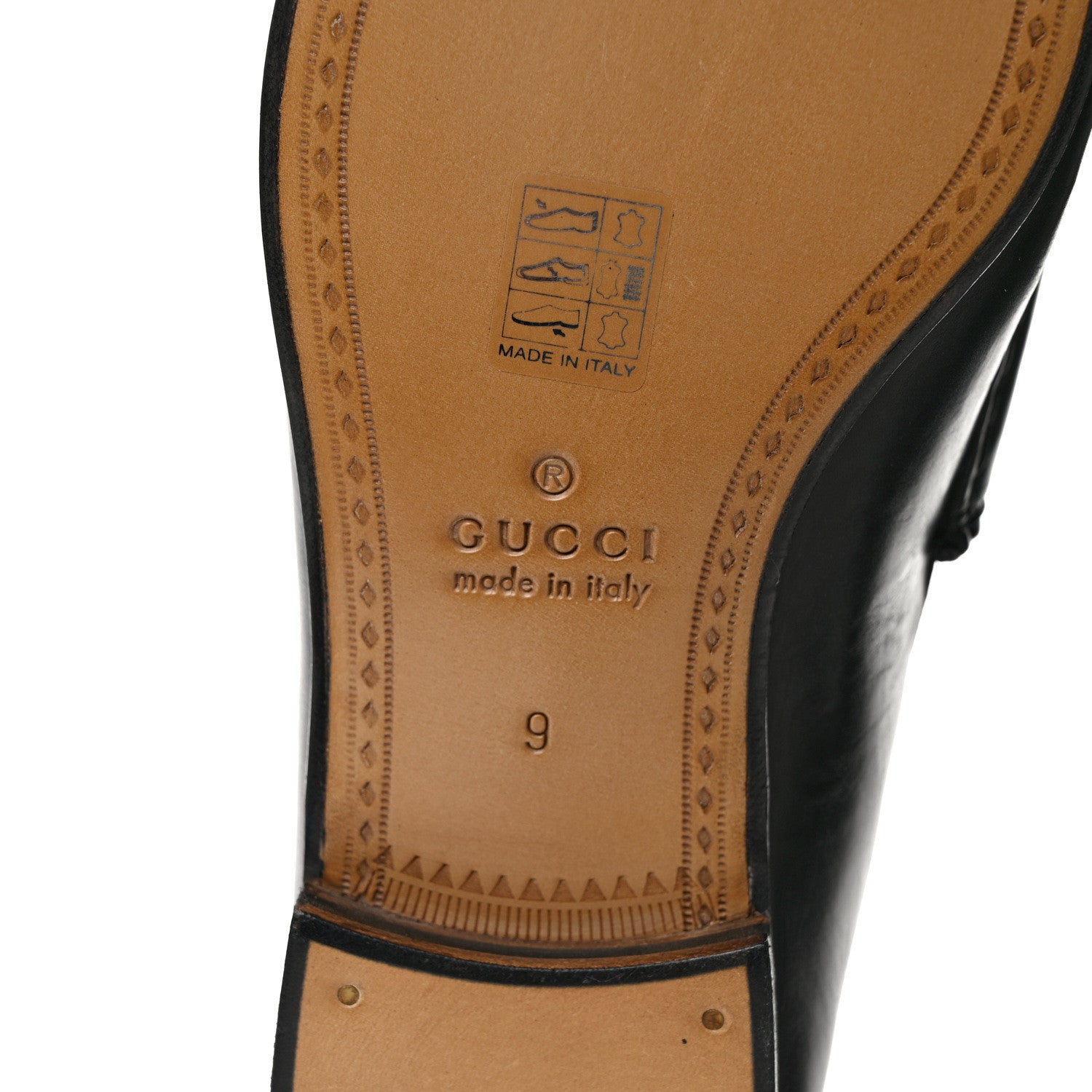 Gucci Calfskin Mens 1953 Horsebit Loafers 9 Black 6 of 8