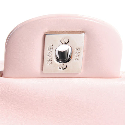 Chanel Patent Quilted Mini Square Flap Light Pink 6 of 10