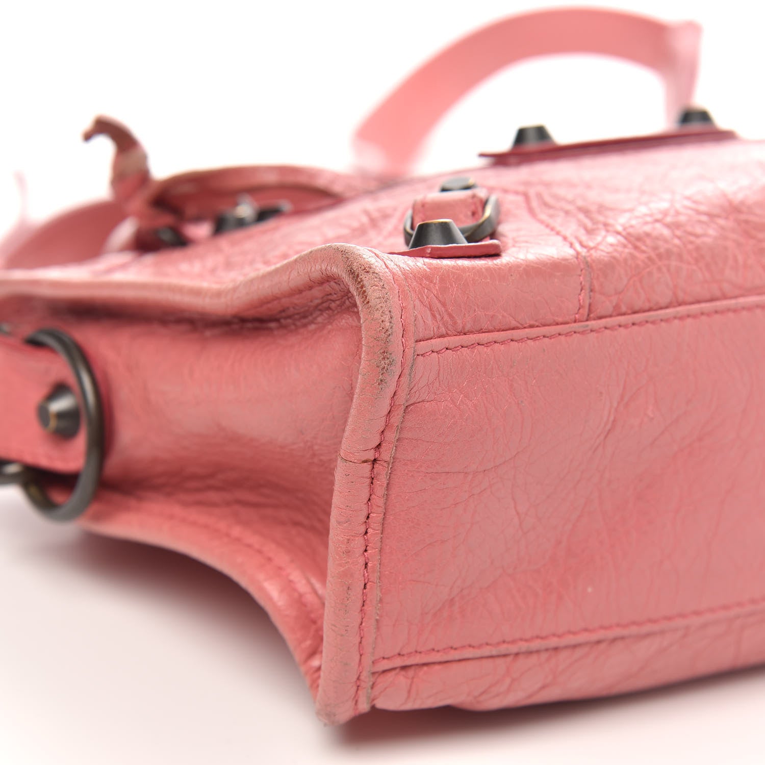 Balenciaga Agneau Classic Hardware Mini City Rose Bombon Raspberry 8 of 20