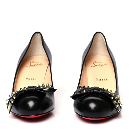 Christian Louboutin Shiny Nappa Ballalarina 70 Pumps 37 Black 2 of 7