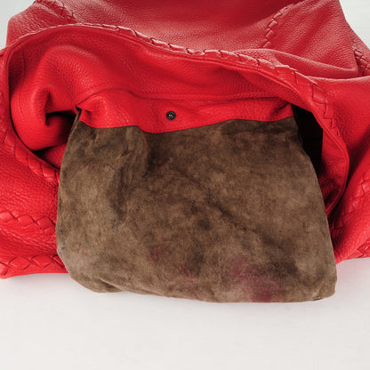 Bottega Veneta Cervo Deerskin Large Hobo Red 5 of 8