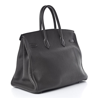 Hermes Taurillon Clemence Birkin 35 Graphite 3 of 37