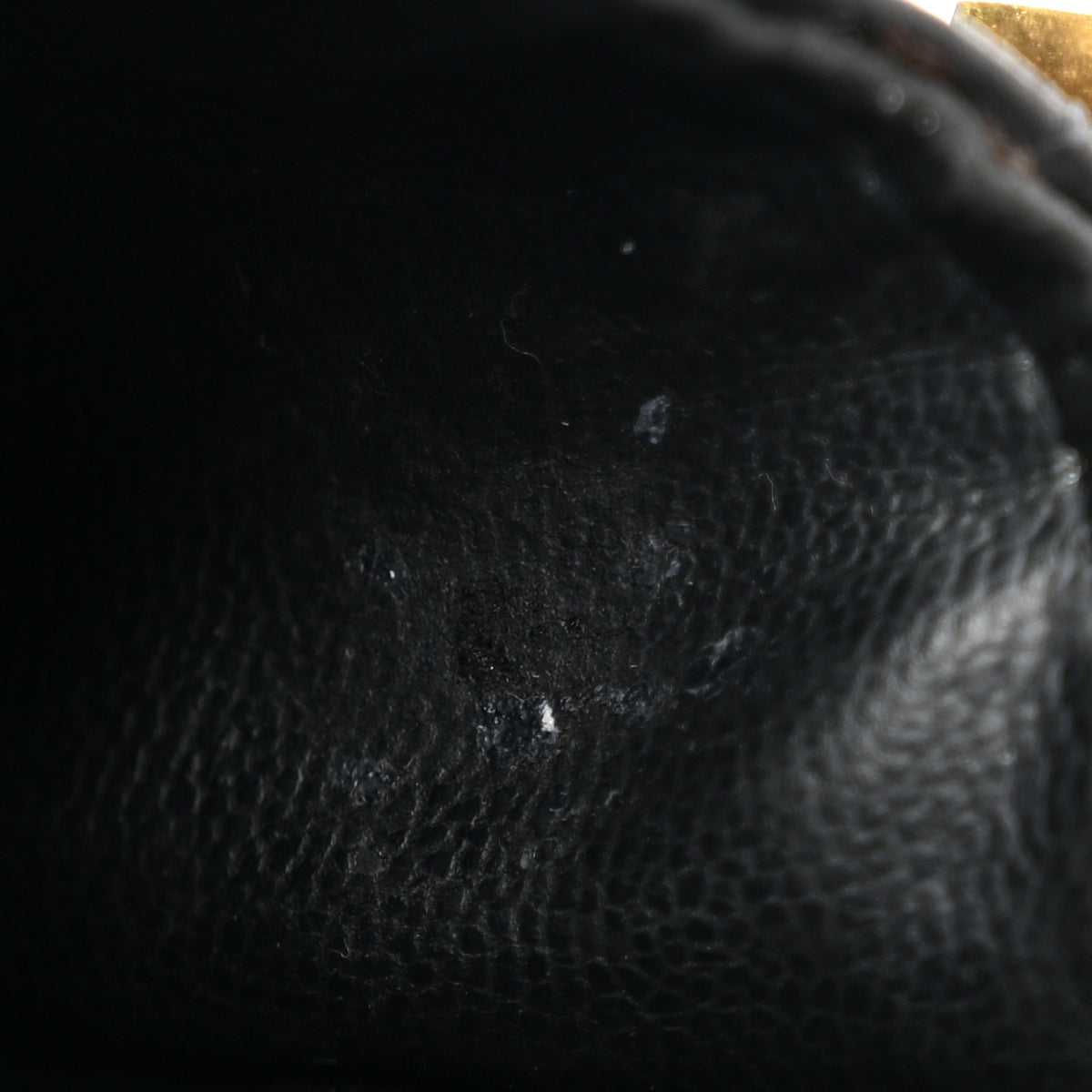 Lambskin Quilted Phone Holder Black