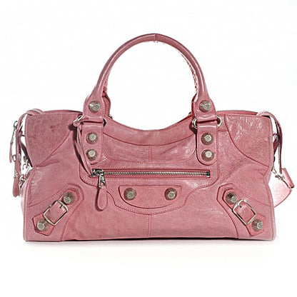 Balenciaga Agneau Giant 21 Silver Hardware Part Time Framboise 1 of 7