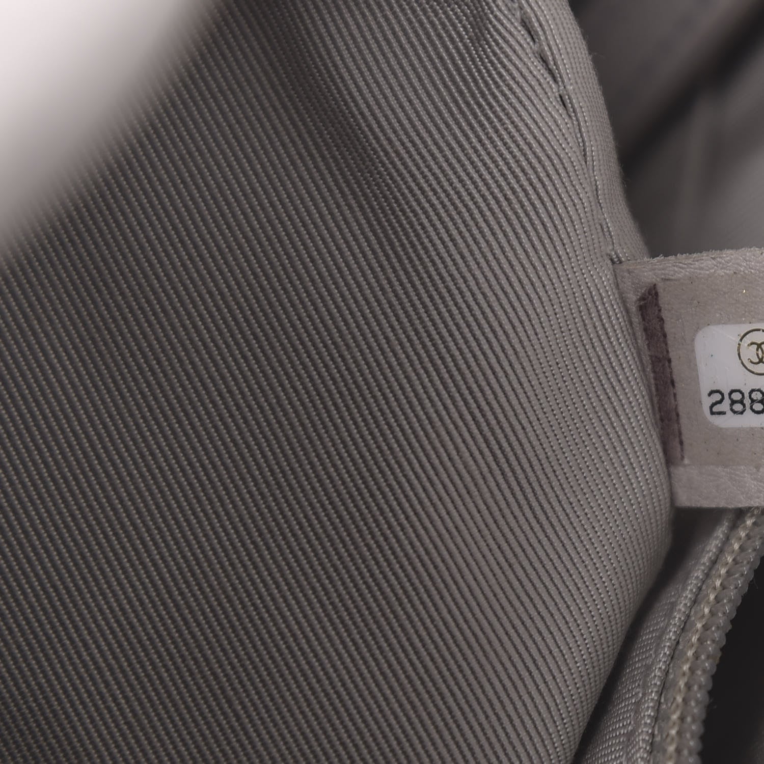 Chanel Caviar Quilted Small Chain Bucket Bag Light Gray 6 of 10