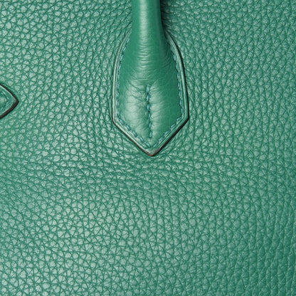 Hermes Taurillon Clemence Birkin 35 Vert Vertigo 34 of 35