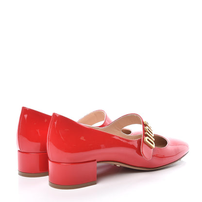 Christian Dior Patent Baby-D Ballet Pumps 38.5 Deep Red 4 of 8