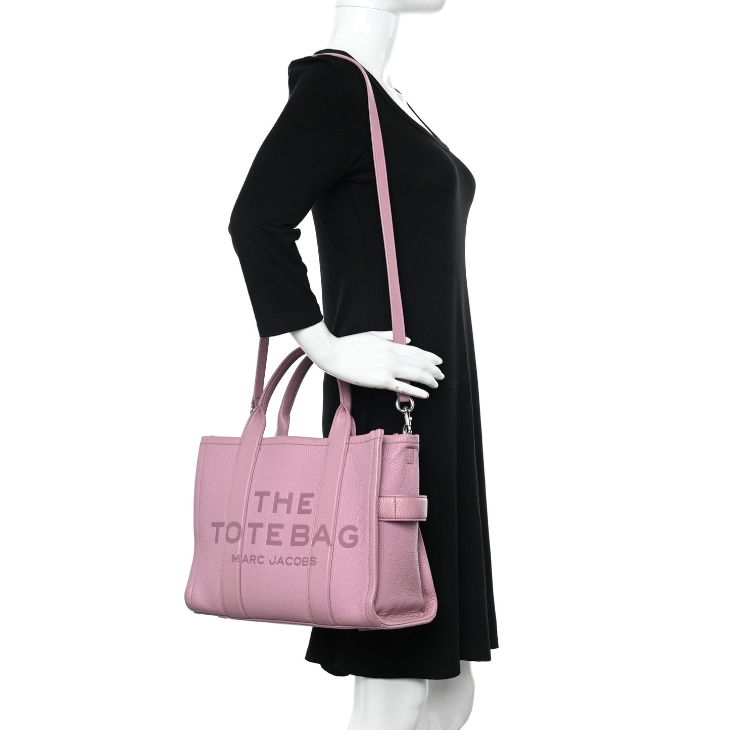 Grained Calfskin Medium The Tote Bag Regal Orchid