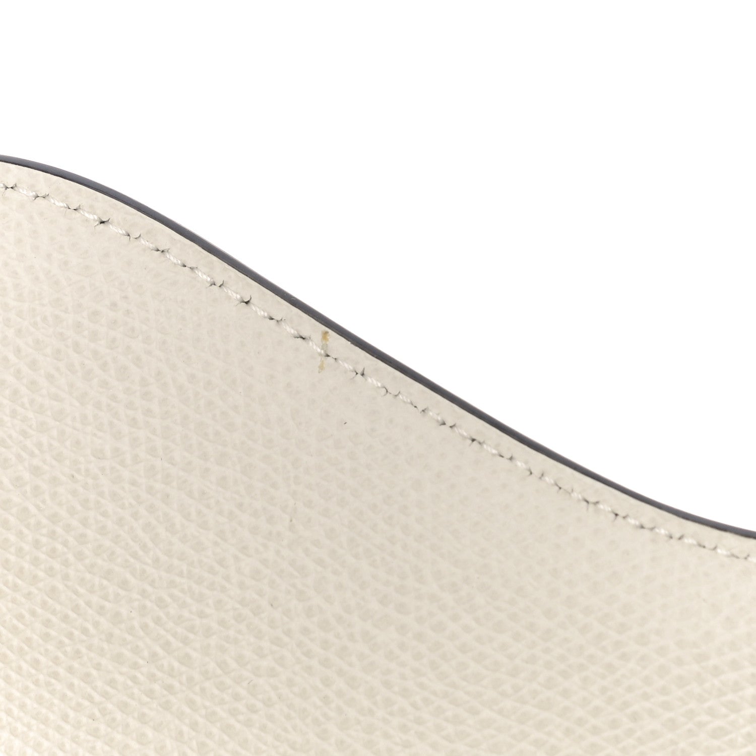 Christian Dior Grained Calfskin Saddle Bag White 11 of 12
