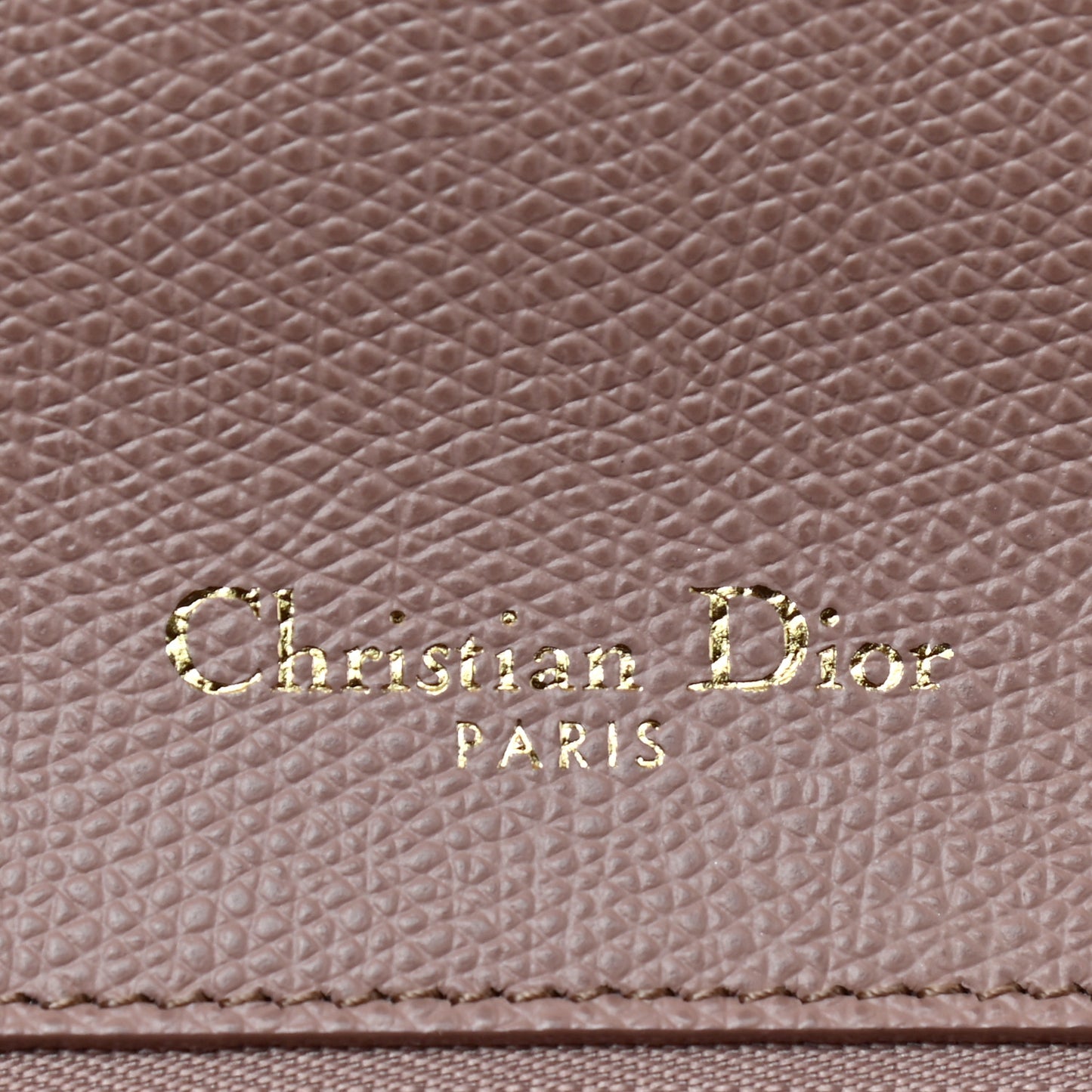 Grained Calfskin Medium Diorama Flap Bag Nude