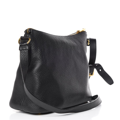 Prada Vitello Daino Hobo Black 3 of 12