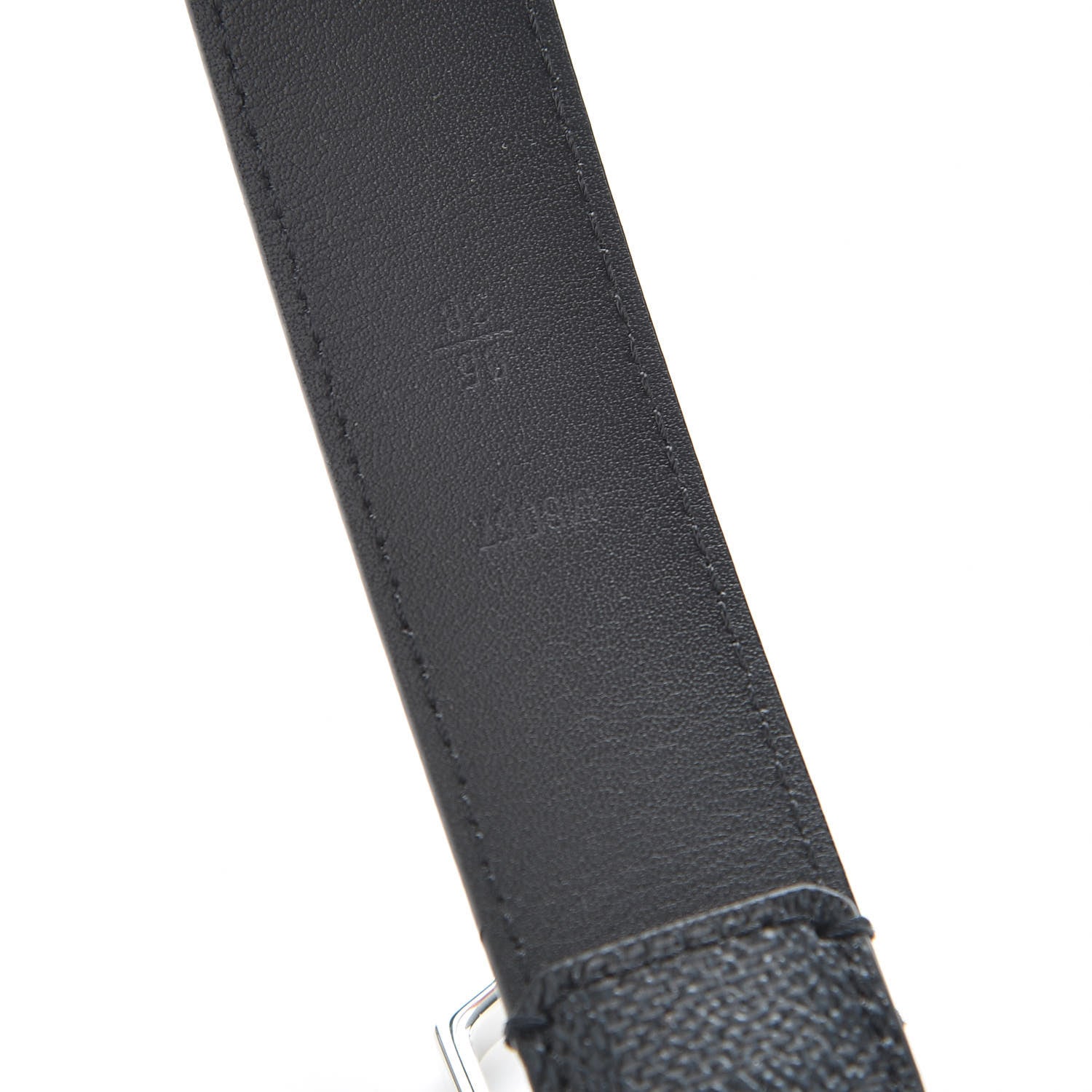 Louis Vuitton Damier Graphite 30mm Neogram LV Belt 95 38 8 of 9