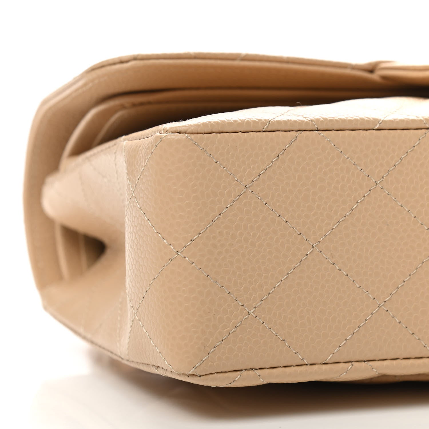 Chanel Caviar Quilted Small Double Flap Beige 8 of 9