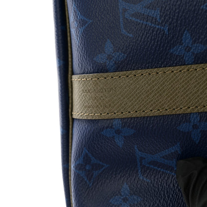Louis Vuitton Monogram Outdoor Keepall Bandouliere 45 Pacific Blue 5 of 11
