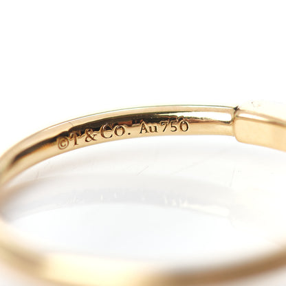 Tiffany 18K Yellow Gold T Wire Ring 56 7.5 5 of 6